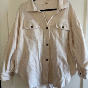 Free People Cream Ruby Jacket